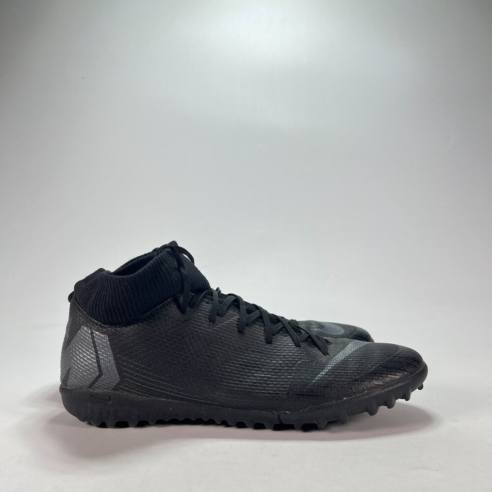 Nike Superfly 6 Academy TF Black Sock Turf Soccer Cleats AH7370-001 Youth Size 6